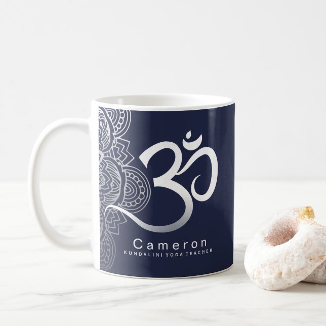 Yoga-Lehrer-Kaffee-Tasse Tasse (Mit Donut)