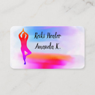 Yoga-Lehrer, Lehrer, Life Coach Visitenkarte