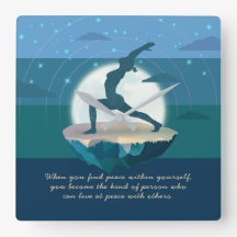 Yoga Lehrer Meditation Pose Floating Island Quote
