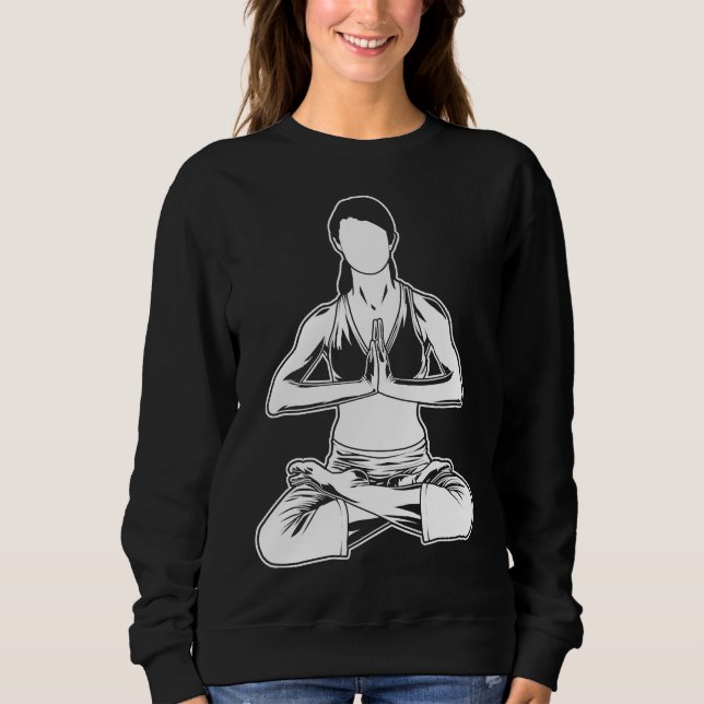 Yoga-Lehrer Sweatshirt (Vorderseite)