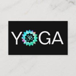 *~* Yoga Lehrerin Lehrerin Lehrerin OM Om Lotus Ma Visitenkarte
