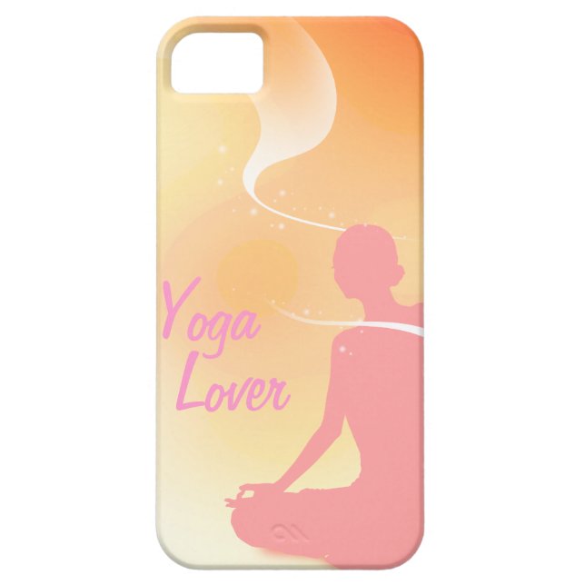 Yoga-Liebhaber Case-Mate iPhone Hülle (Rückseite)