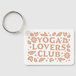 Yoga-Liebhaber-Club Mädchen Gruppe floral Mädchen- Schlüsselanhänger