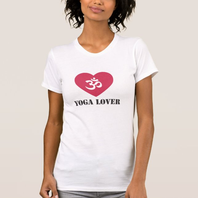 Yoga-Liebhaber T-Shirt (Vorderseite)
