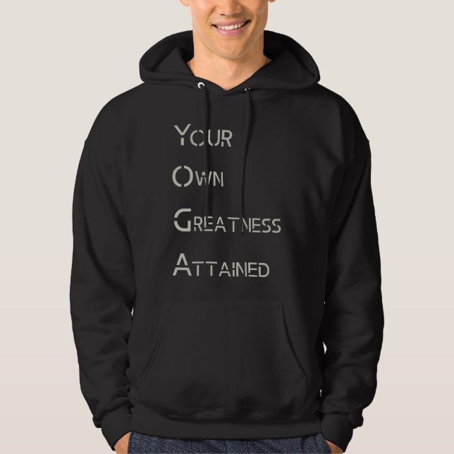Yoga Life Hoodie (Vorderseite)