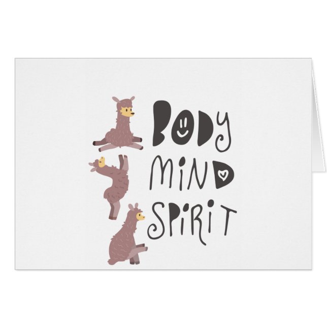 Yoga Llamas (Vorderseite (Horizontal))