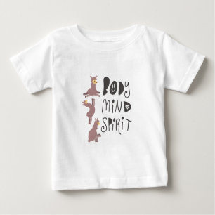 Yoga Llamas Baby T-shirt