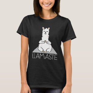 Yoga LLAMASTE Namaste Lama Alpaka T-Shirt