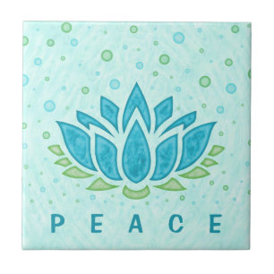 Yoga Lotus Blume Zen  Textvorlage Fliese