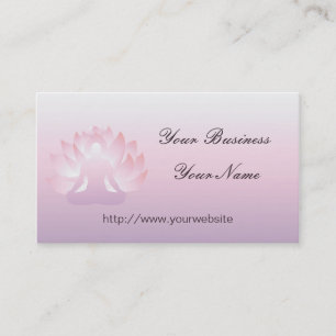 Yoga Lotus Business Card Visitenkarte