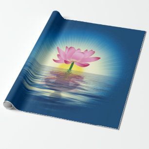 Yoga Lotus Geschenkpapier