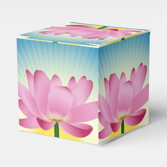 Yoga Lotus Geschenkschachtel (Vorderseite)