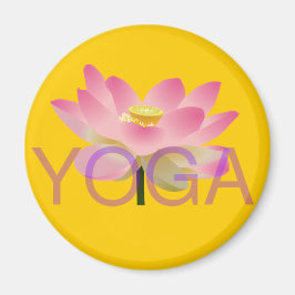 Yoga-Lotus-Magnet Magnet