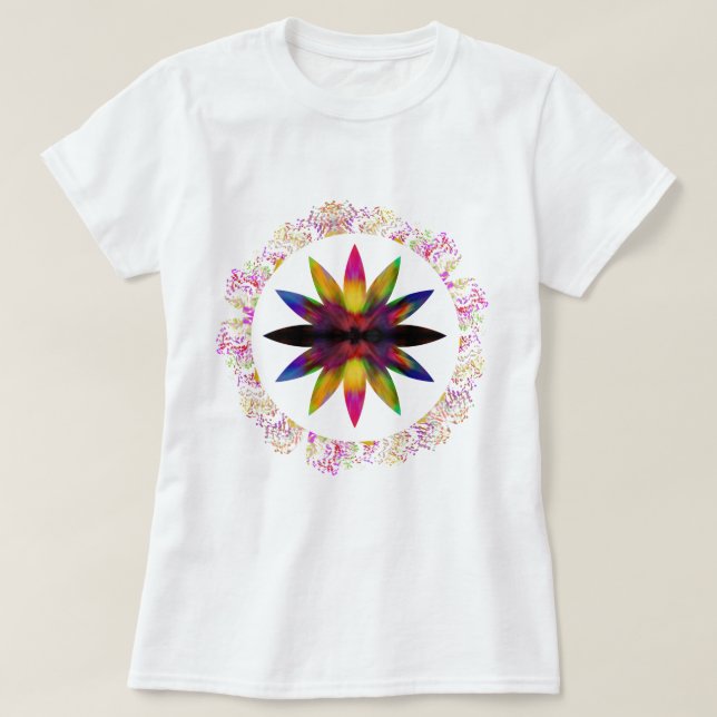Yoga Lotus Medizin T-Shirt (Design vorne)