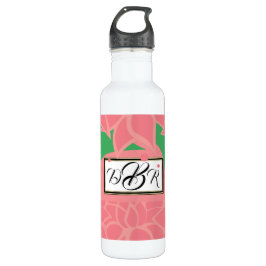 Yoga Lotus Monogram Edelstahlflasche