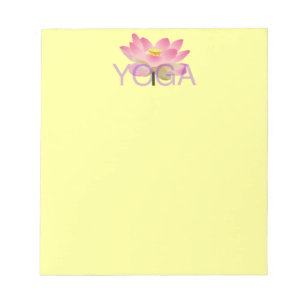 Yoga Lotus notepad Notizblock
