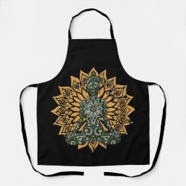 Yoga Lotus Pose Zen Graphic Schürze