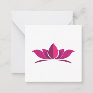 Yoga Lotus Power Meditation Symbol Geschenk Idee Mitteilungskarte