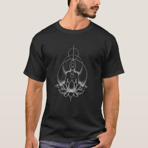 Yoga-Lotusblatt-Training Yogi Yoga T-Shirt