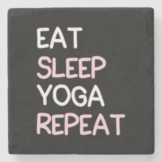 Yoga Lover | Eat Sleep Yoga Repeat Steinuntersetzer