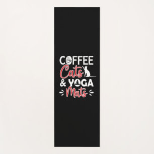 Yoga Lover Kaffeekatze und Yoga Matten