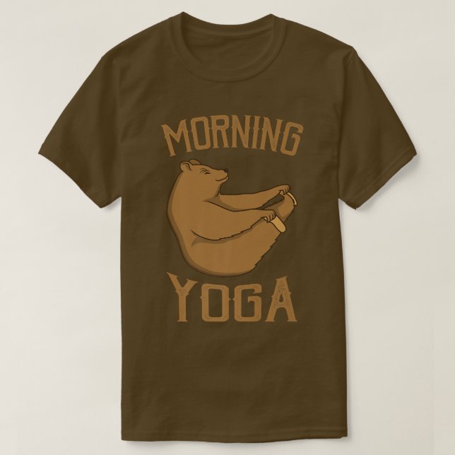 Yoga Lover Meditation Yoga Bären Yoga Lehrerin Pre T-Shirt (Design vorne)