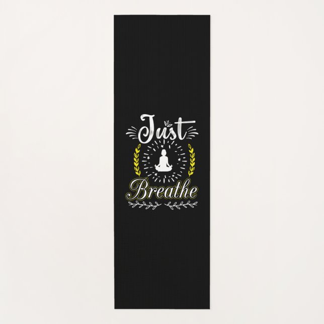 Yoga Lover | Nur atmen Yogamatte (Vorderseite)