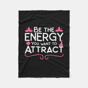 Yoga Lover   Seien Sie die Energie, die Sie Gewoll Fleecedecke