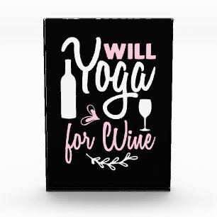 Yoga Lover   Wird Yoga für Wein Fotoblock