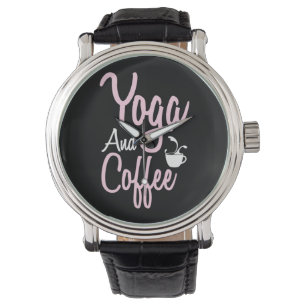 Yoga Lover Yoga And Coffee Armbanduhr