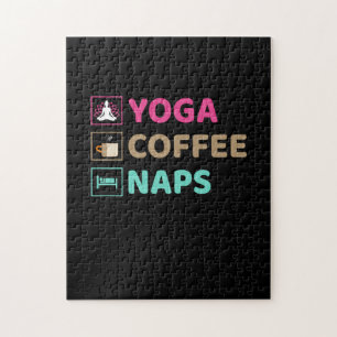 Yoga Lover Yoga Coffee Nickerchen Puzzle