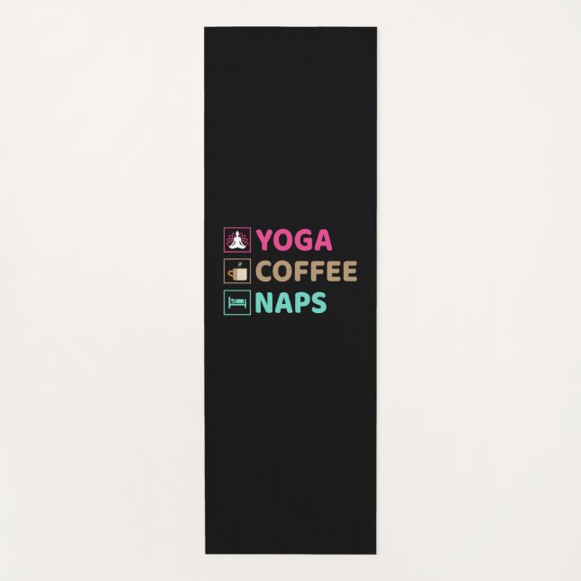 Yoga Lover | Yoga Coffee Nickerchen Yogamatte (Vorderseite)