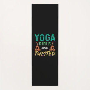 Yoga Lover Yoga Girls sind geflechtet Yogamatte