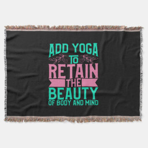 Yoga Lover Yoga hinzufügen, um die Schönheit zu Decke