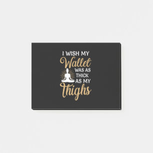 Yoga Lover   Yoga I Wallet Post-it Klebezettel