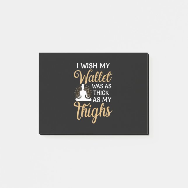 Yoga Lover | Yoga I Wallet Post-it Klebezettel (Vorderseite)