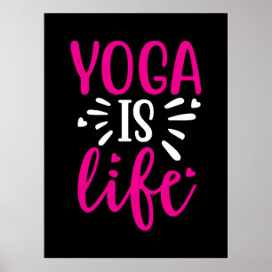 Yoga Lover   Yoga ist Leben Poster