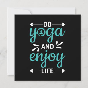 Yoga Lover   Yoga machen und das Leben genießen Einladung