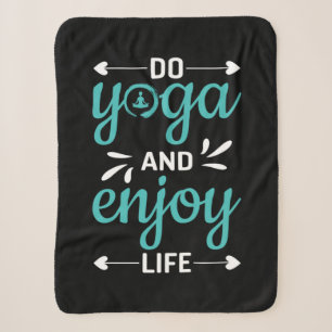 Yoga Lover Yoga machen und das Leben genießen Sherpadecke