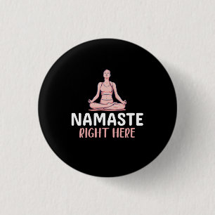 Yoga Lover Yoga Namaste hier Button