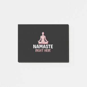 Yoga Lover Yoga Namaste hier Post-it Klebezettel