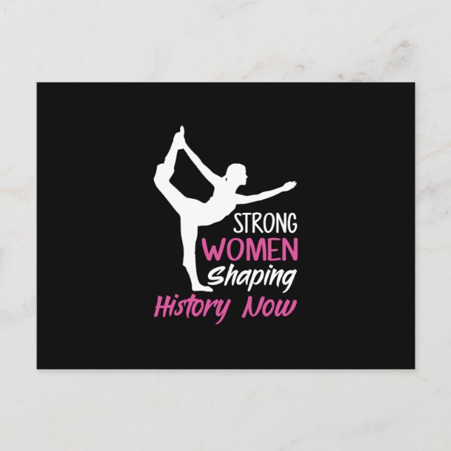 Yoga Lover | Yoga Strong Woman Postkarte (Vorderseite)