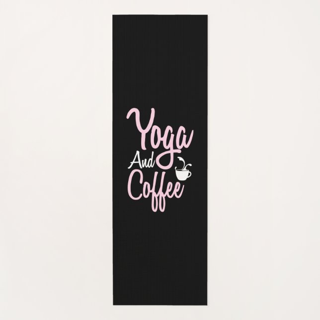 Yoga Lover | Yoga und Kaffee Yogamatte (Vorderseite)