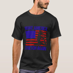 Yoga macht Amerika wieder dehnbar Lustiger Yoga T-Shirt