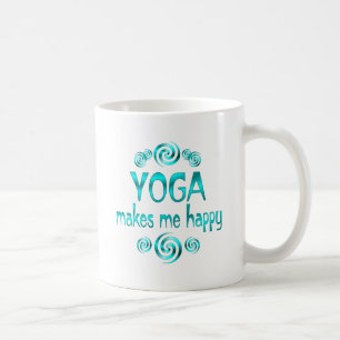 Yoga macht mich glücklich tasse