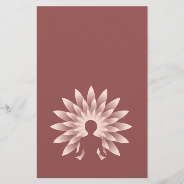 Yoga-Mädchen Flyer (Vorne)
