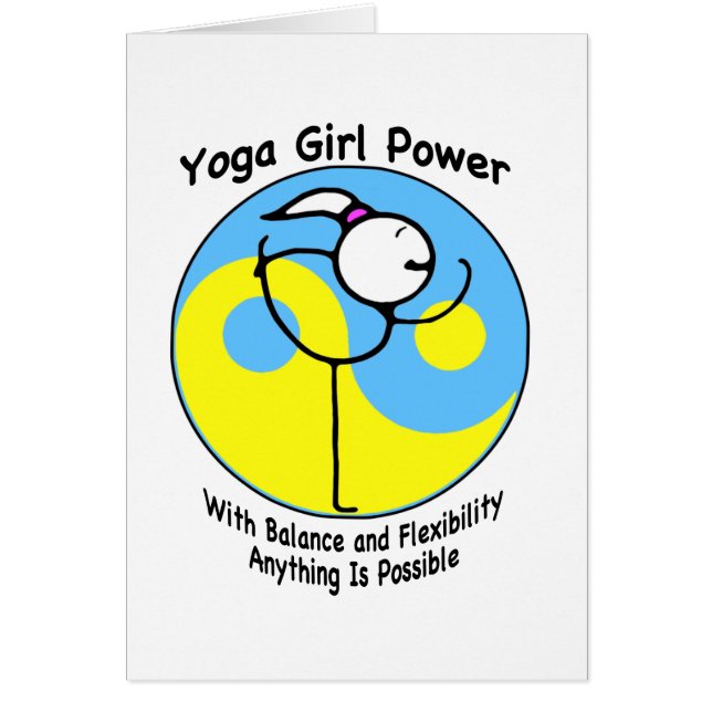 Yoga-Mädchen-Power-Logo (Vorne)