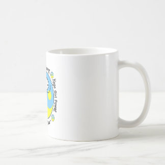 Yoga-Mädchen-Power-Logo Tasse