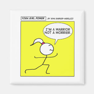 Yoga-Mädchen-Power Magnet