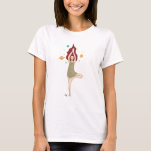 Yoga-Mädchen T-Shirt